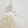 Lantisor cu Diamant natural - Oita cu codita - Argint 925 Rodiat