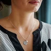 Lantisor cu picatura de Perla - Glasul Invatatoarei - Argint 925