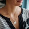 Lantisor cu picatura de Perla - Glasul Invatatoarei - Argint 925