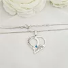Lantisor Dragii MAMEI - 2 nume si cristale Swarovski - Argint 925