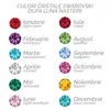 Lantisor Dragii MAMEI - 2 nume si cristale Swarovski - Argint 925