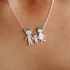 Lantisor Familie - 3 Membri - Argint 925