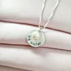 Lantisor My Sister – Argint 925 si charm picatura de Perla