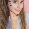 Lantisor personalizat cu nume si simbol inima - Font elegant - Argint 925