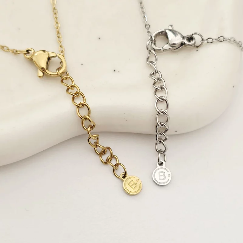 Lantisor Unitate – Cercuri gravate – Otel Inoxidabil 316L picture - 6