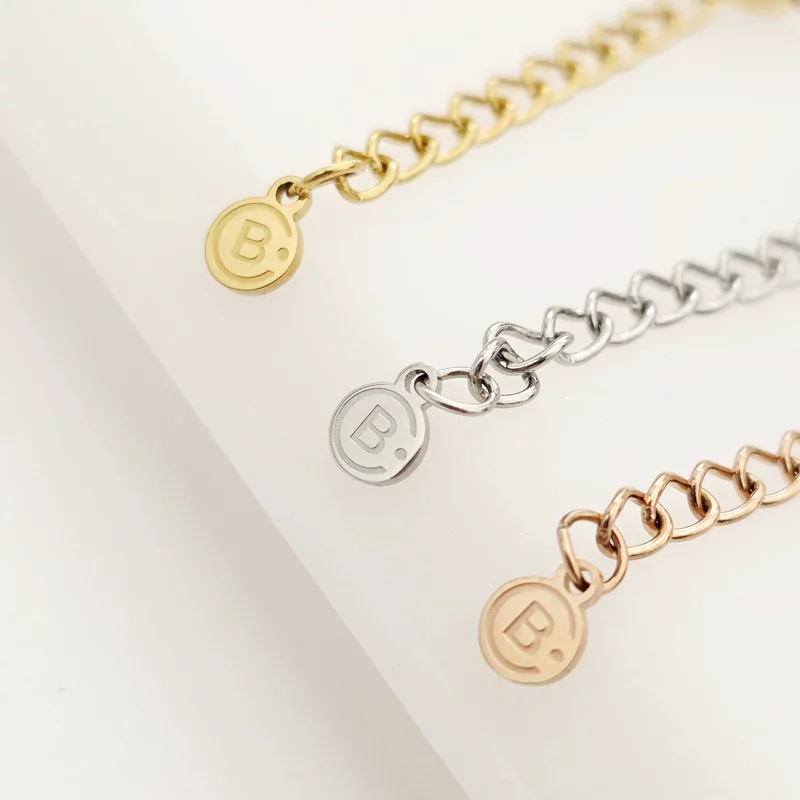 Lantisor Universul meu - Disc & Zirconii in culorile lunii de nastere - Otel Inoxidabil 316L picture - 7