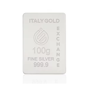 Lingou Argint Pur 999.9 de 100g Personalizat