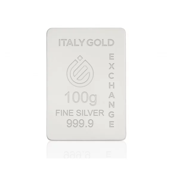 Lingou Argint Pur 999.9 de 100g Personalizat