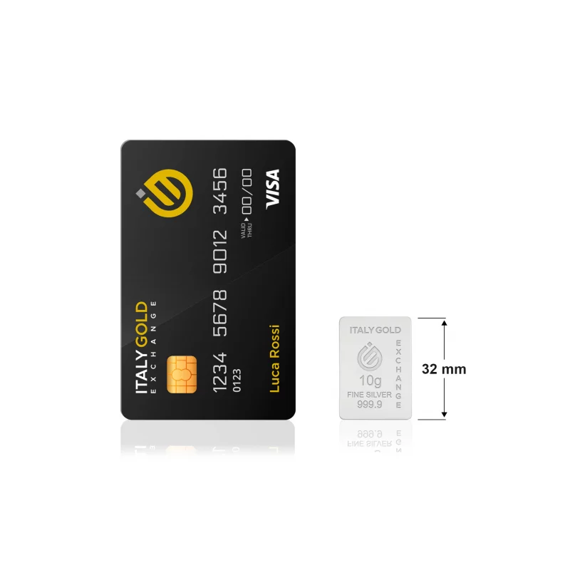 Lingou Argint Pur 999.9 de 10g Personalizat picture - 2