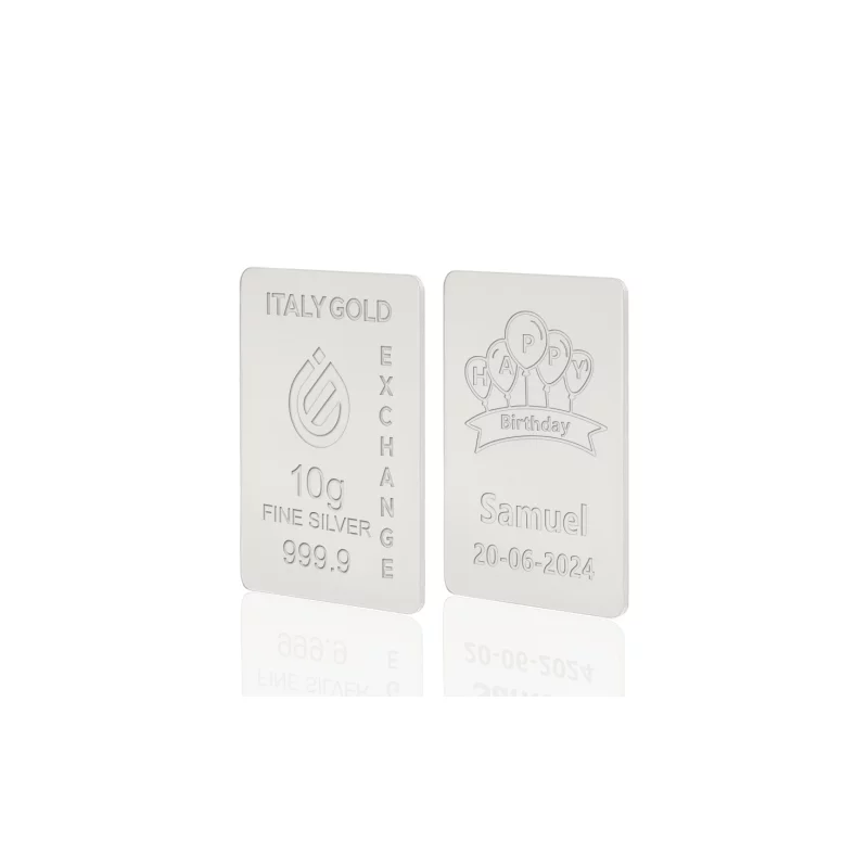 Lingou Argint Pur 999.9 de 10g Personalizat picture - 10