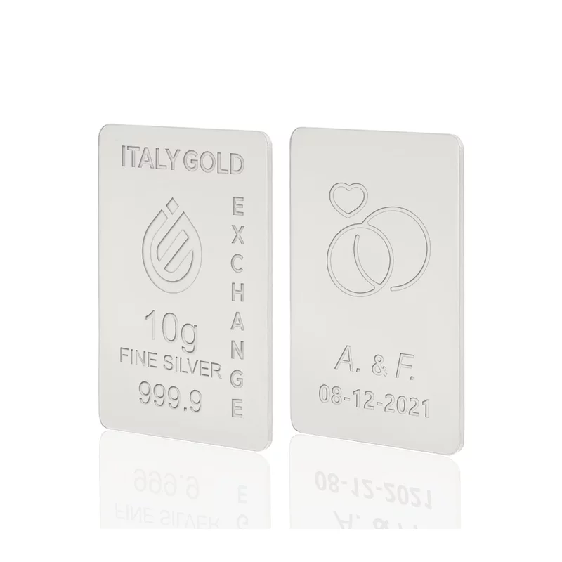 Lingou Argint Pur 999.9 de 10g Personalizat picture - 12