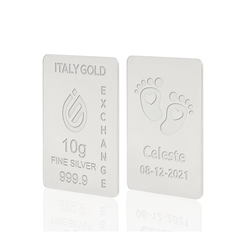 Lingou Argint Pur 999.9 de 10g Personalizat picture - 7