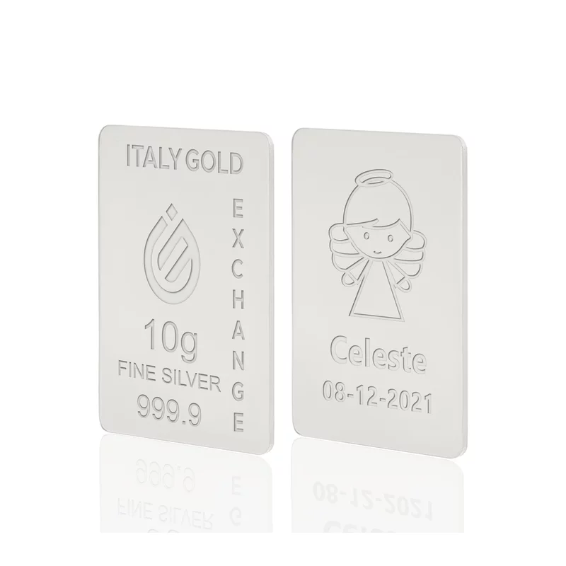 Lingou Argint Pur 999.9 de 10g Personalizat picture - 8