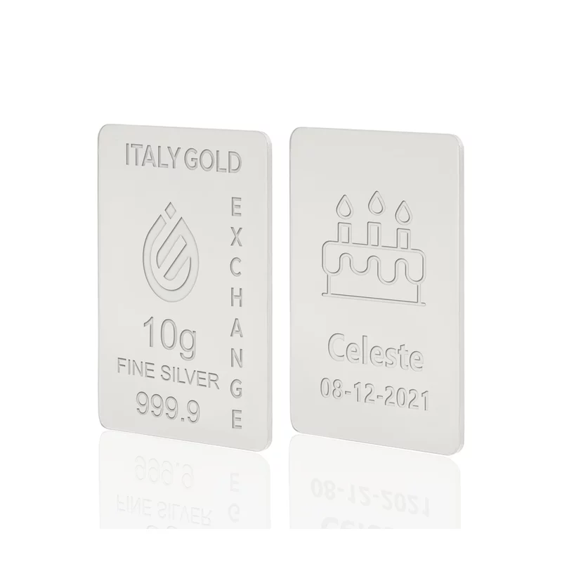 Lingou Argint Pur 999.9 de 10g Personalizat picture - 13