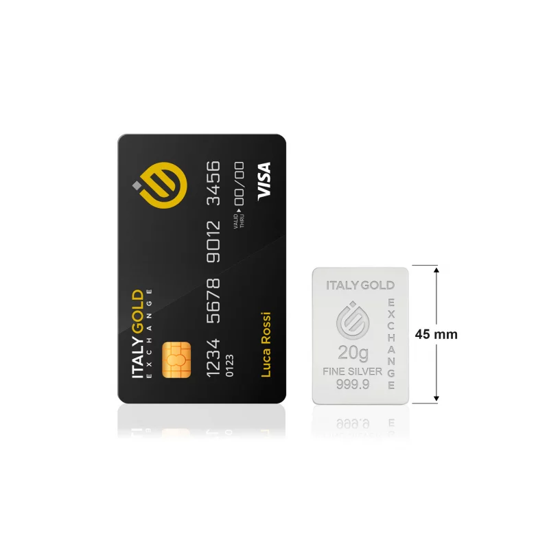 Lingou Argint Pur 999.9 de 20g Personalizat picture - 2