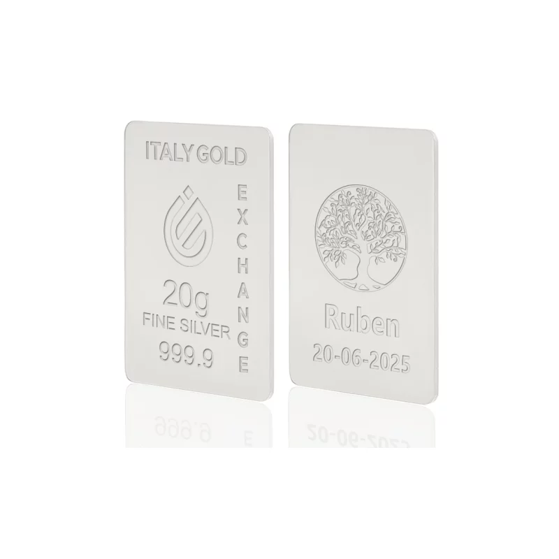 Lingou Argint Pur 999.9 de 20g Personalizat picture - 7