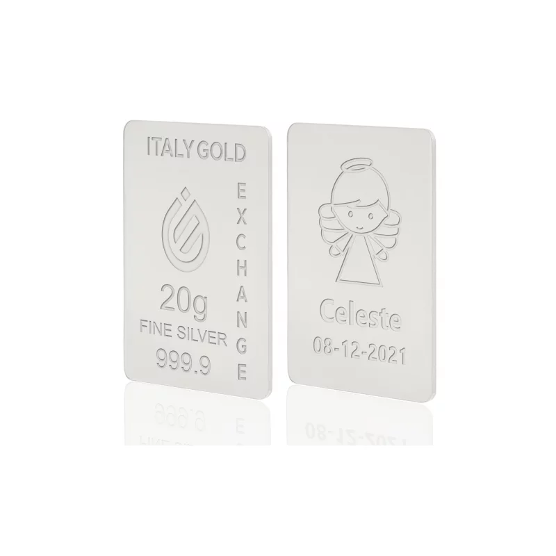 Lingou Argint Pur 999.9 de 20g Personalizat picture - 6