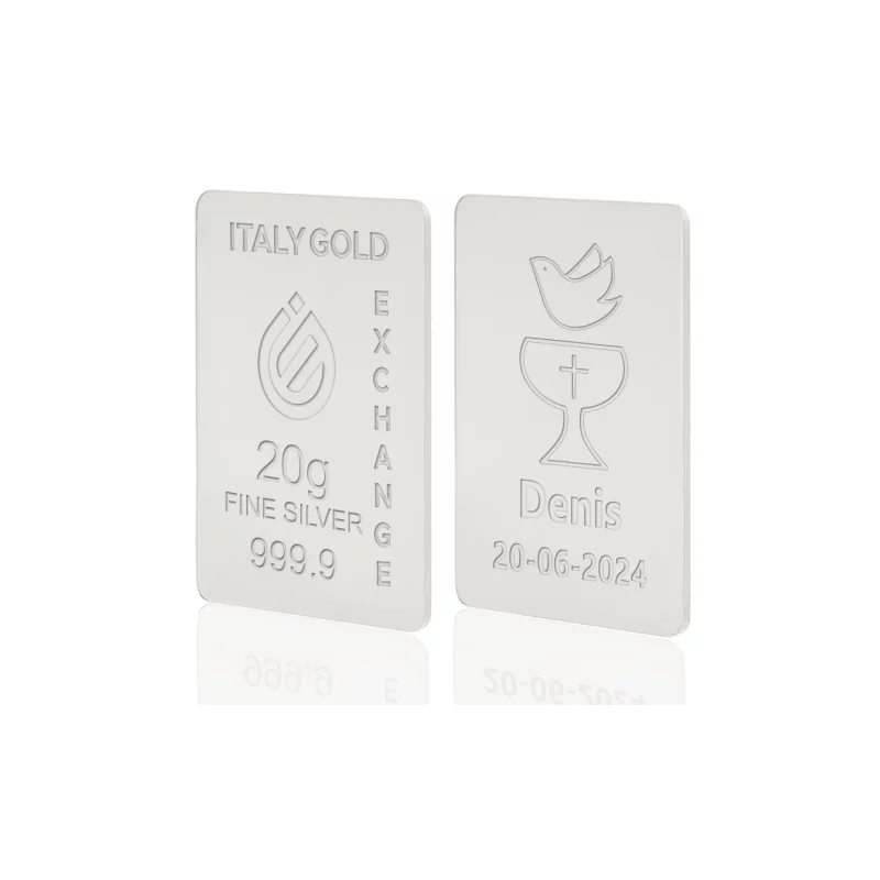 Lingou Argint Pur 999.9 de 20g Personalizat picture - 8