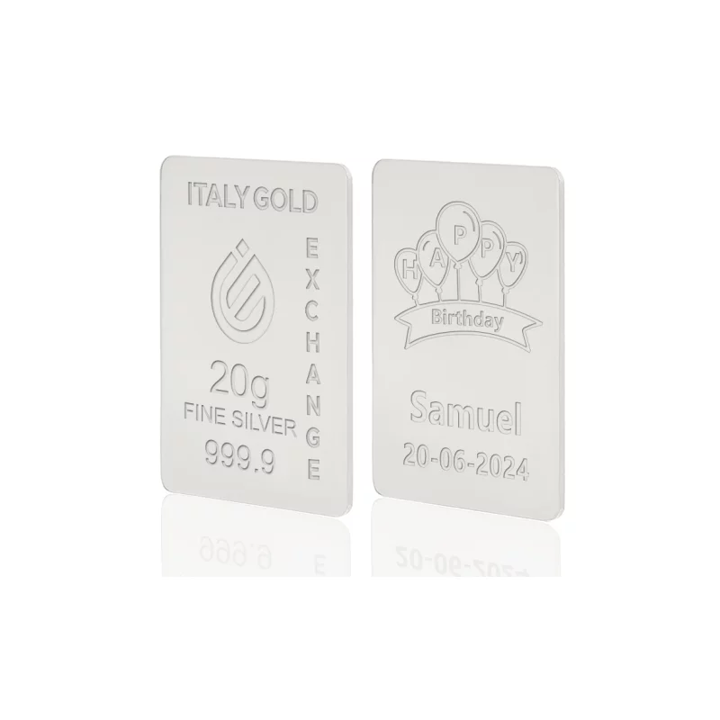 Lingou Argint Pur 999.9 de 20g Personalizat picture - 10