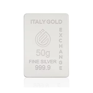 Lingou Argint Pur 999.9 de 50g Personalizat