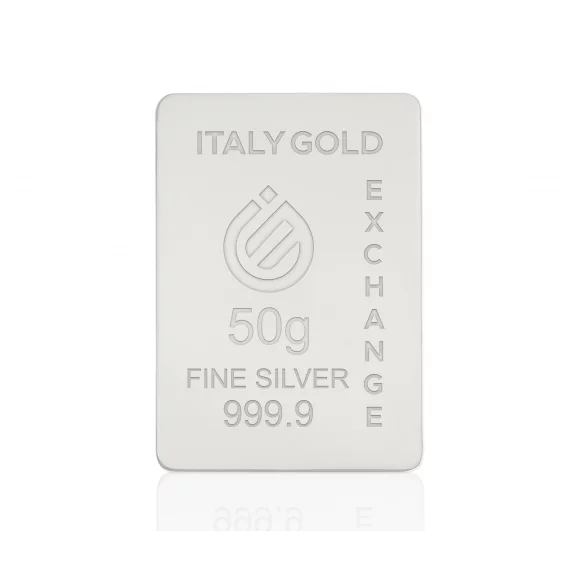 Lingou Argint Pur 999.9 de 50g Personalizat