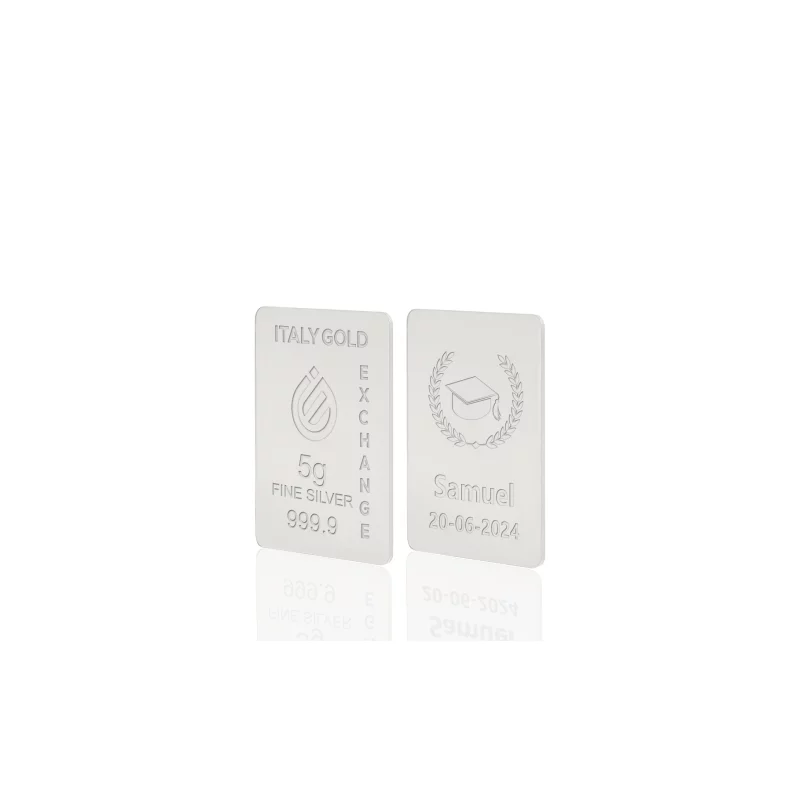 Lingou Argint Pur 999.9 de 5g Personalizat picture - 8