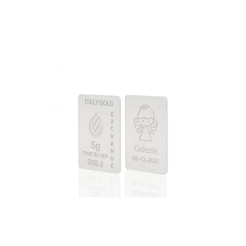 Lingou Argint Pur 999.9 de 5g Personalizat picture - 7