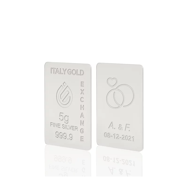 Lingou Argint Pur 999.9 de 5g Personalizat picture - 10