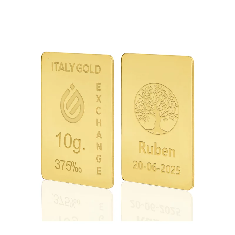 Lingou Aur 9K de 10g Personalizat picture - 11