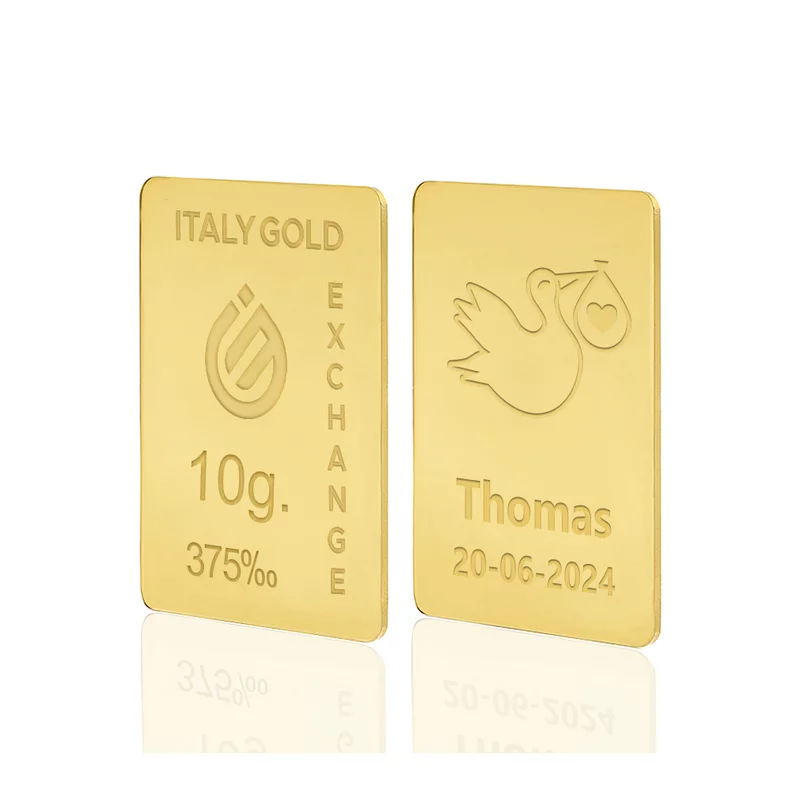 Lingou Aur 9K de 10g Personalizat picture - 8