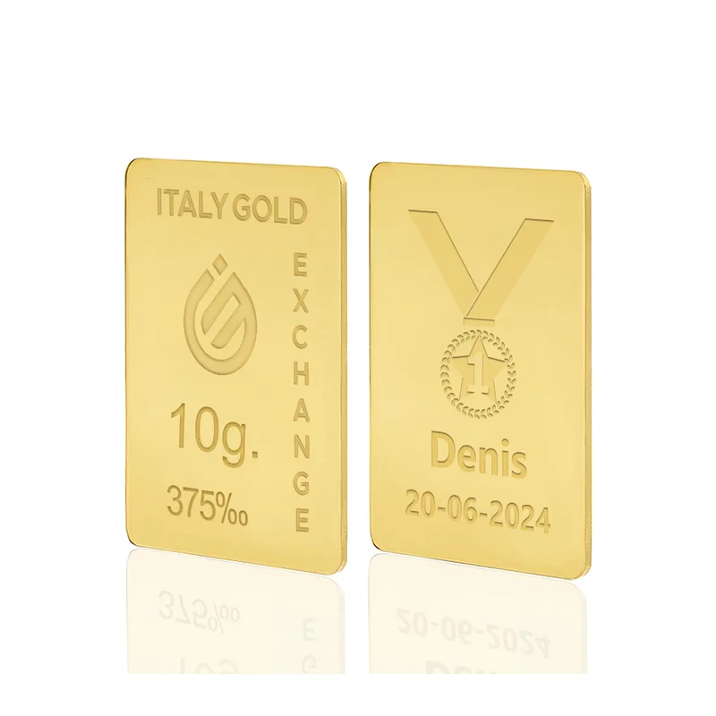 Lingou Aur 9K de 10g Personalizat picture - 13