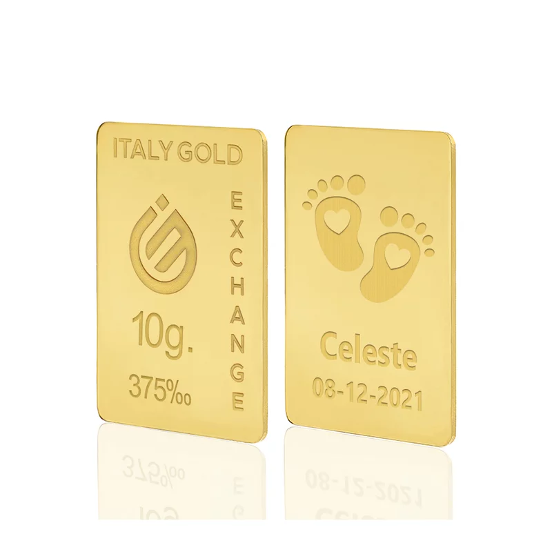 Lingou Aur 9K de 10g Personalizat picture - 7