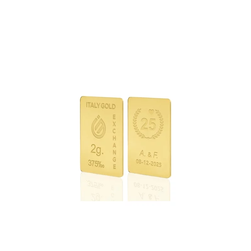 Lingou Aur 9K de 2g Personalizat picture - 11
