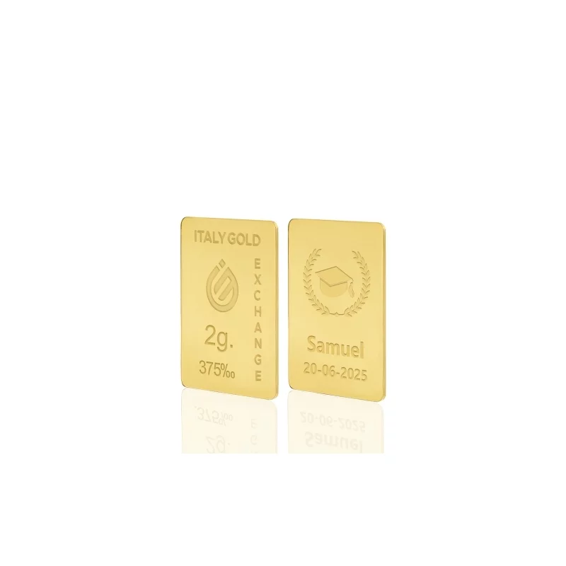 Lingou Aur 9K de 2g Personalizat picture - 12