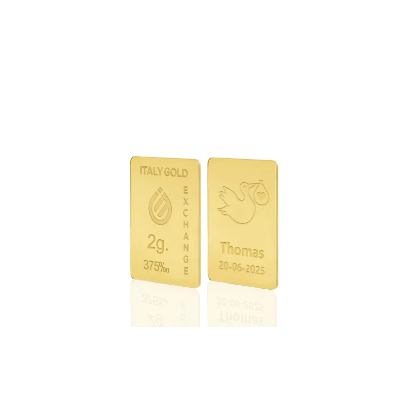 Lingou Aur 9K de 2g Personalizat picture - 9