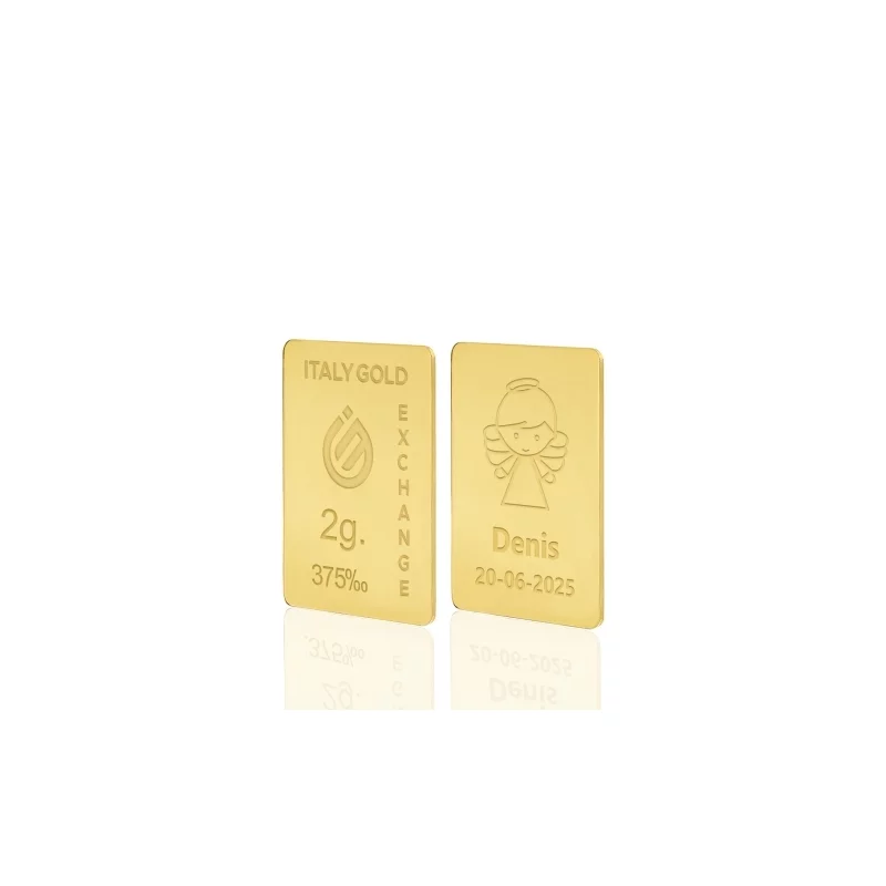 Lingou Aur 9K de 2g Personalizat picture - 7