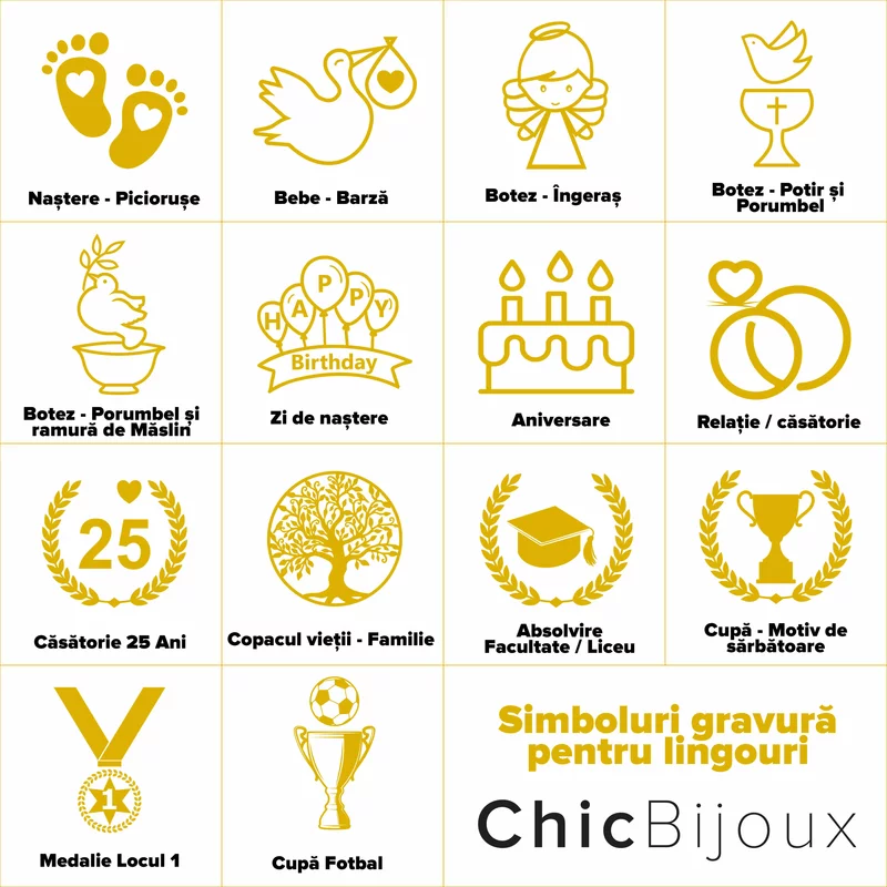 Lingou Aur 9K de 7.5g Personalizat picture - 5