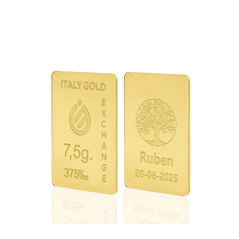 Lingou Aur 9K de 7.5g Personalizat picture - 8