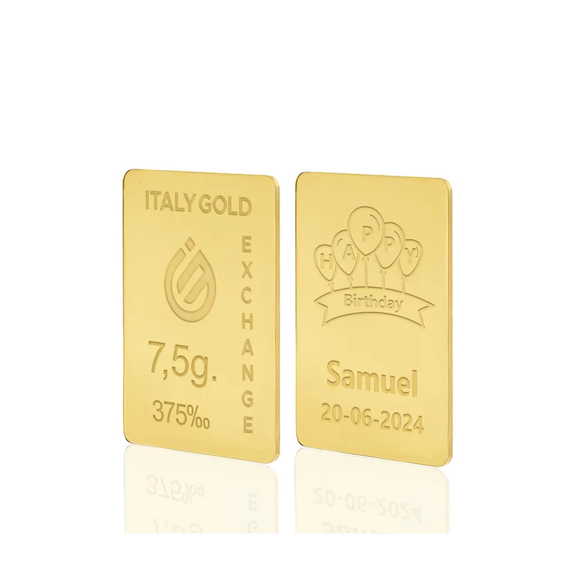 Lingou Aur 9K de 7.5g Personalizat picture - 9