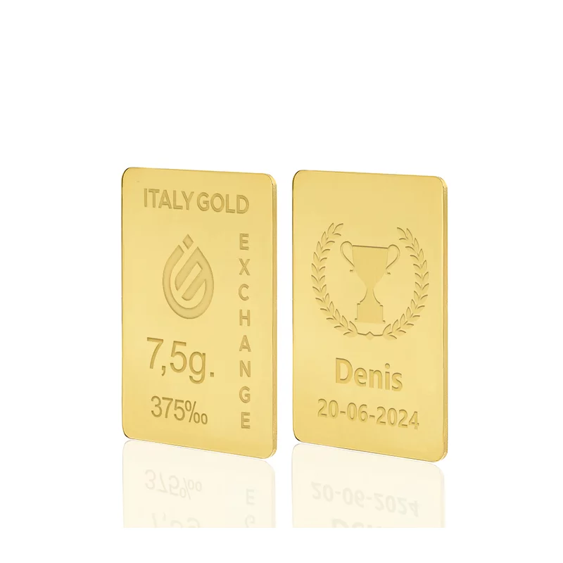 Lingou Aur 9K de 7.5g Personalizat picture - 14