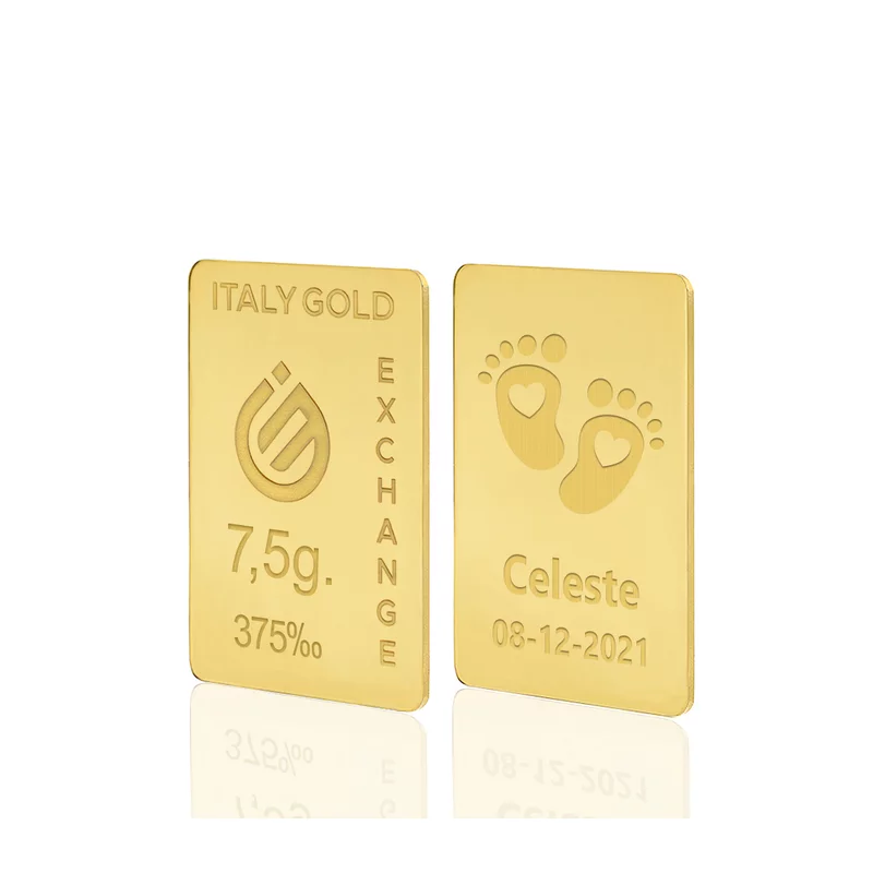 Lingou Aur 9K de 7.5g Personalizat picture - 7