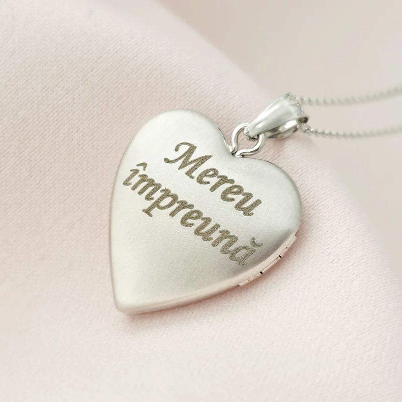 Medalion inima cu poze in interior - Eternal Love Tree - Argint 925 picture - 3