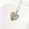 Medalion inima cu poze in interior - Silver Velvet - Argint 925 Rodiat - Cristal White Zirconia