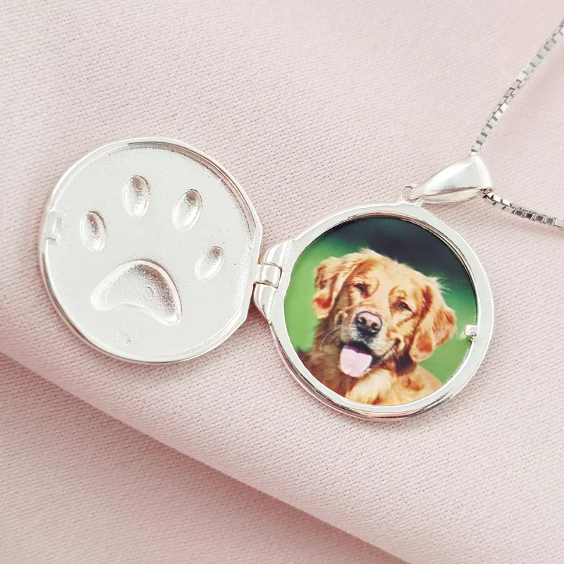Medalion Labuta iubita - Locket cu poze in interior - Argint 925 picture - 3