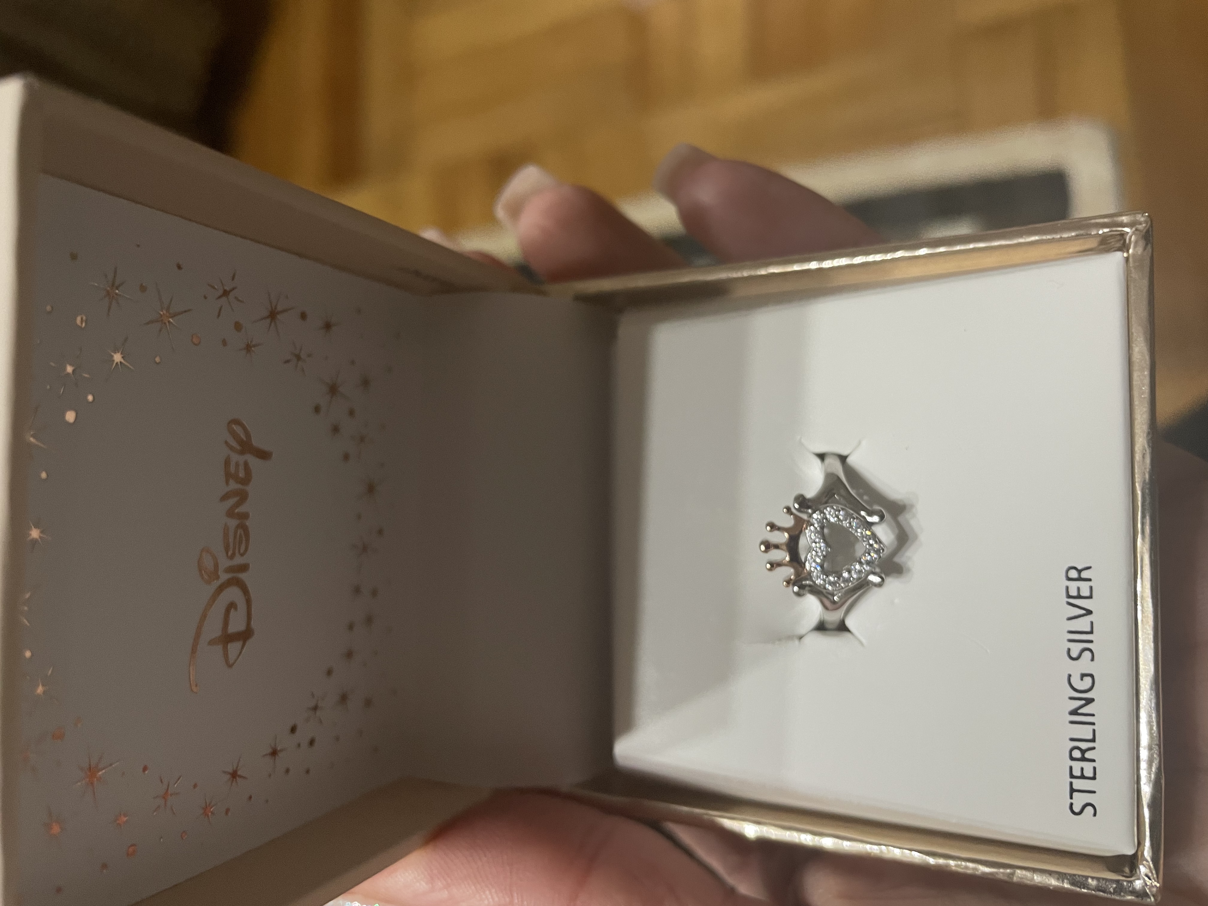 Recenzie Inel reglabil Disney simbol coroana Princess - Argint 925 si Cubic Zirconia - Ana S.