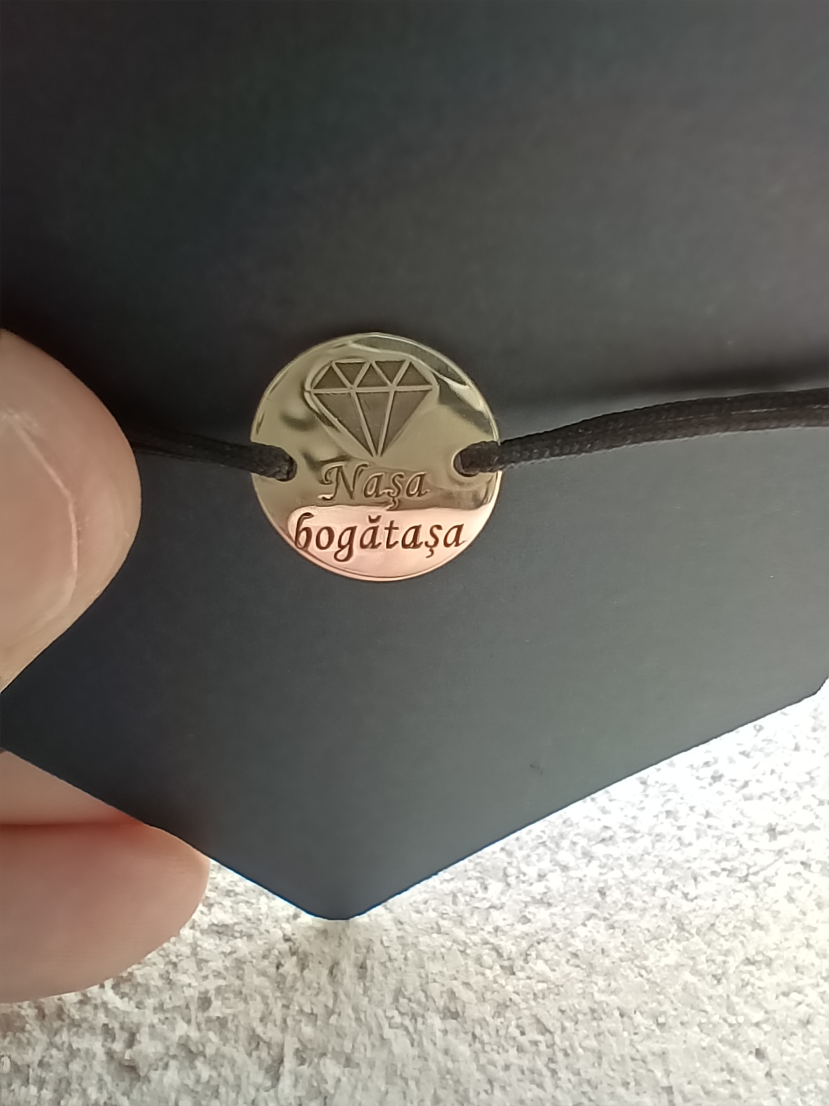 Recenzie Bratara Nasa bogatasa - Argint 925 - Snur reglabil, diverse culori - Elena S.