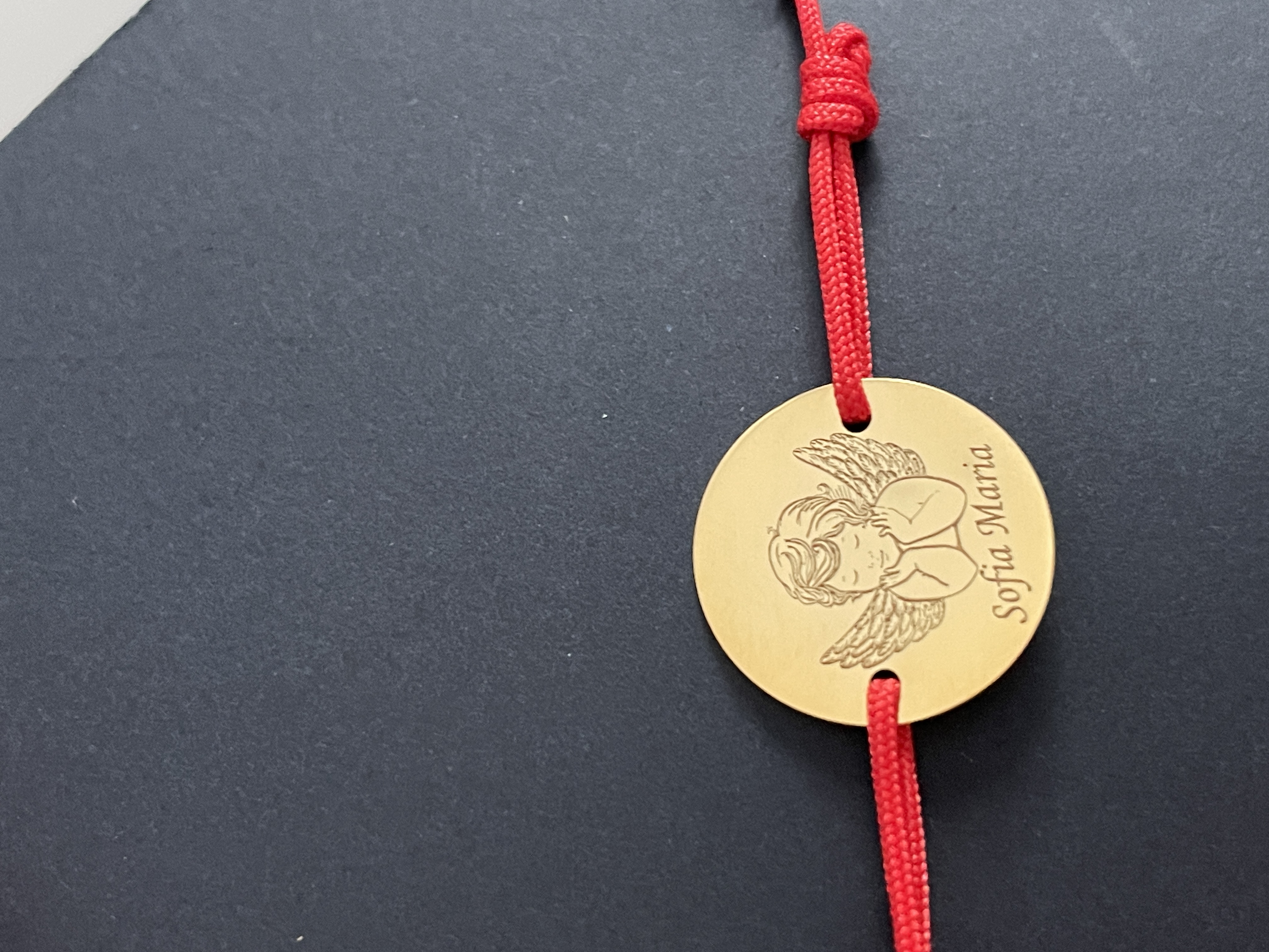 Recenzie Bratara Rugaciune Ingerasul meu - Bijuterie cu Har - Argint 925 placat cu Aur Galben 18K - Snur reglabil - Monica G.