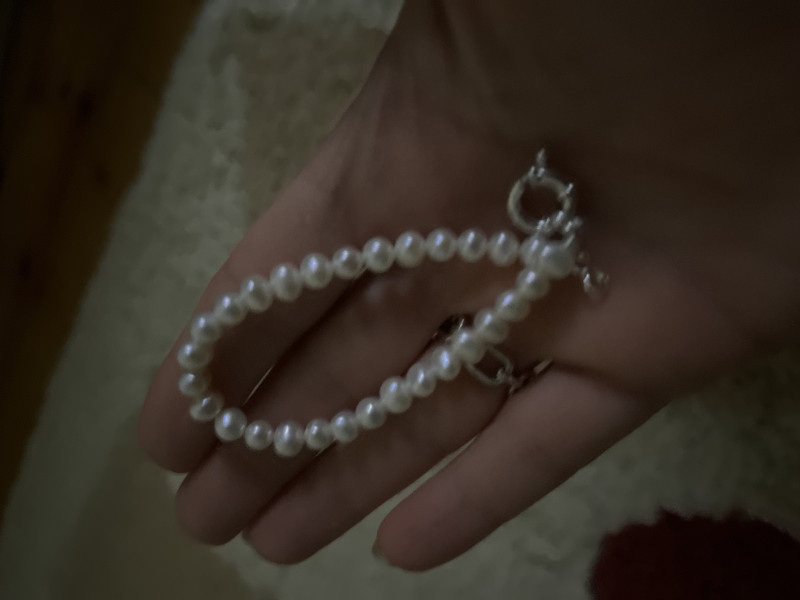 Recenzie Bratara Perle - Simplitate pură - Model sirag - Argint 925 - Franc aurora