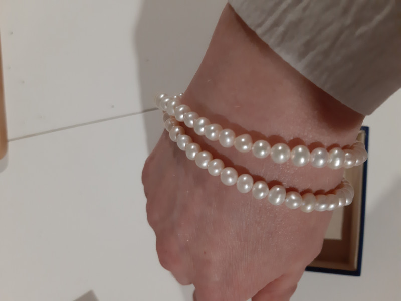 Recenzie Lantisor Perle - Simplitate pura - Model sirag - Argint 925 - Silvia Ionescu