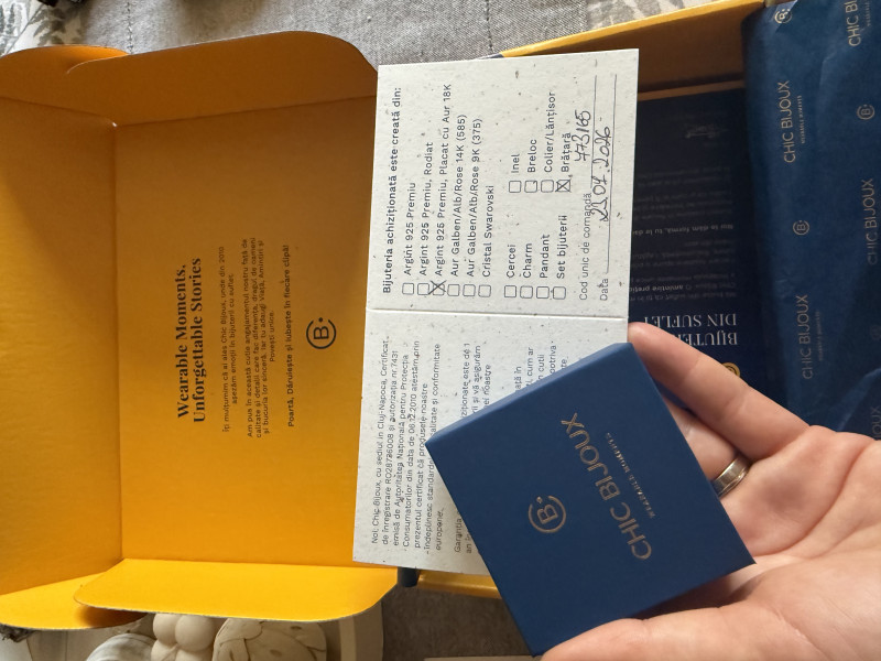 Recenzie Bratara Perlele Iubirii Materne - Model cu lant zale dreptunghiulare, charm inima si perle - Argint 925 placat cu Aur galben 18K - Nico Panca